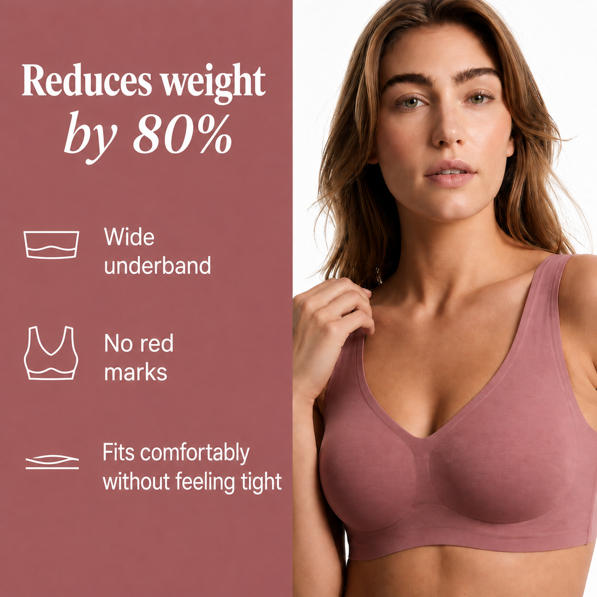 LUMIVE™ CA Premium Seamless Comfort Bra