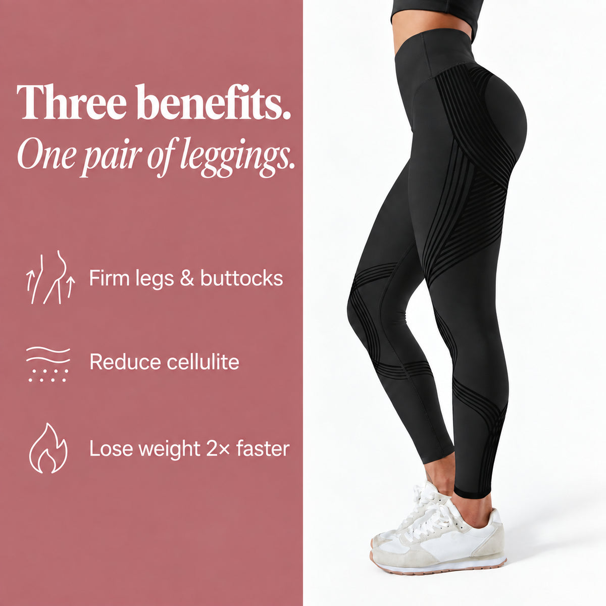 LUMIVE™ CA 3D-Sculpting Compression Leggings