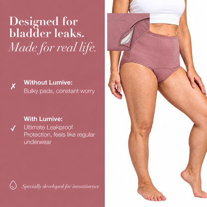 LUMIVE™ CA 4-Layer High-Waisted Leakproof Underwear