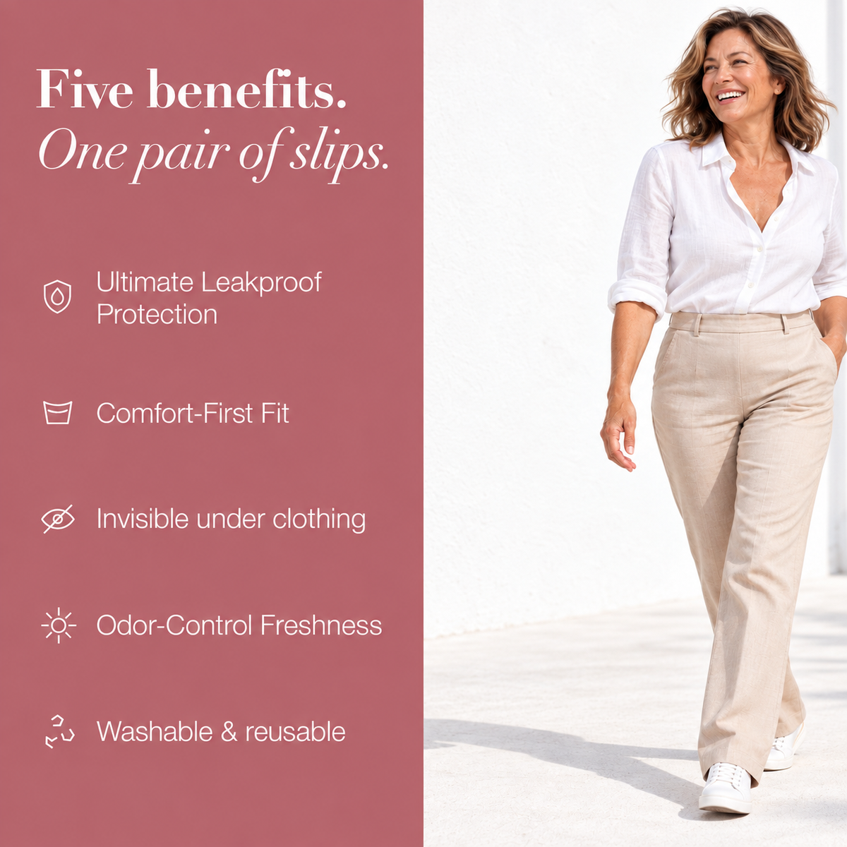 LUMIVE™ CA 4-Layer High-Waisted Leakproof Underwear