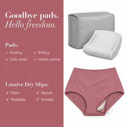 LUMIVE™ CA 4-Layer High-Waisted Leakproof Underwear